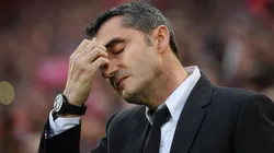 La cara de Valverde lo dice todo.