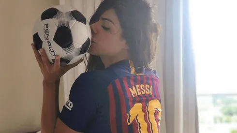 Suzy Cortez es fanática de Barcelona.