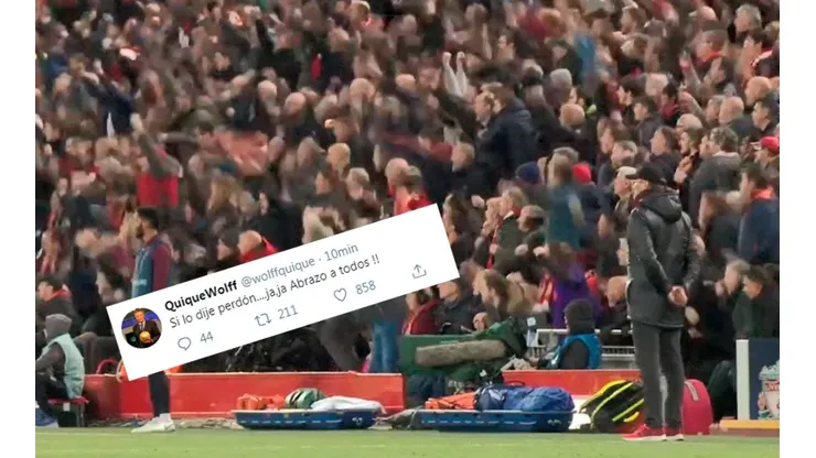 El insólito blooper de Quique Wolff al aire: "Liverpool está en la final del Wanda Nara"