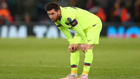 Foto de Lionel Messi, jugador de Barcelona.