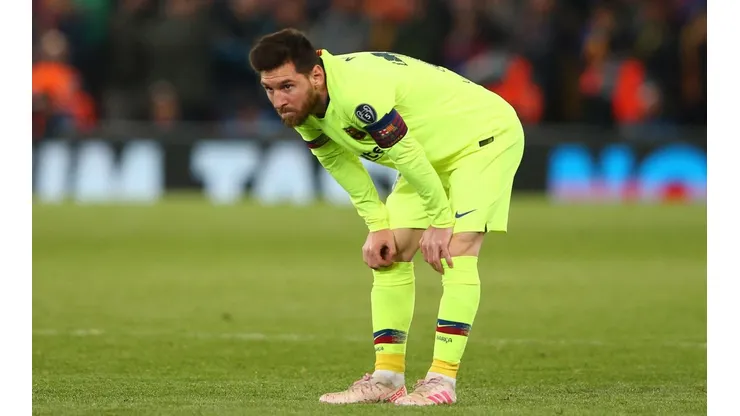 Foto de Lionel Messi, jugador de Barcelona.