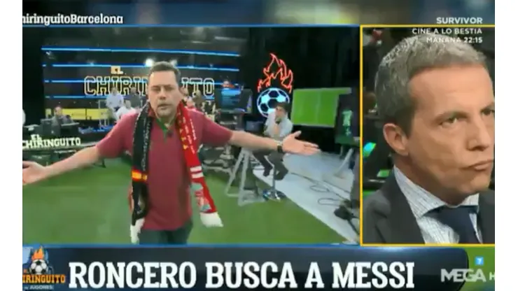En El Chiringuito se pusieron a buscar en vivo a Messi: "¿Lo han visto?"