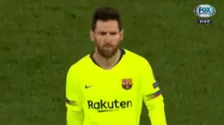 La tristeza de Lionel Messi.
