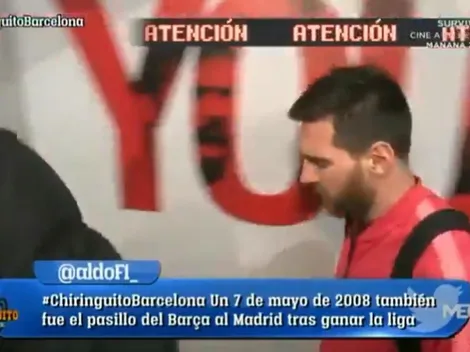 Triste, dolorido y sin hablar: así se fue Messi del estadio de Liverpool