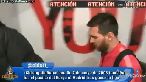 El momento en el que Messi se fue de Anfield.