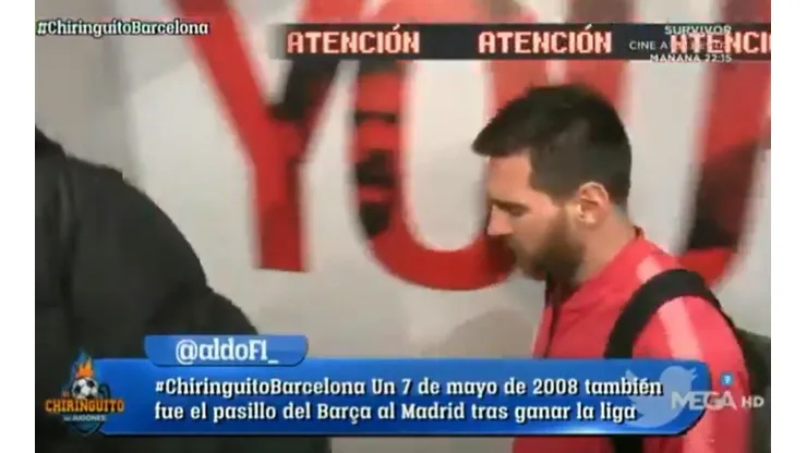 El momento en el que Messi se fue de Anfield.