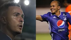 Santiago Montoya y Juan David Pérez, jugadores de Millonarios.