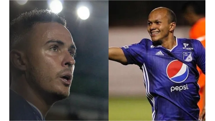 Santiago Montoya y Juan David Pérez, jugadores de Millonarios.