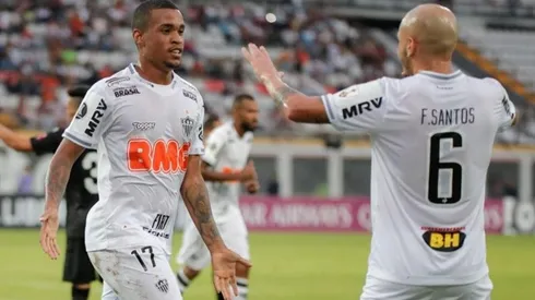 El festejo de Atlético Mineiro.