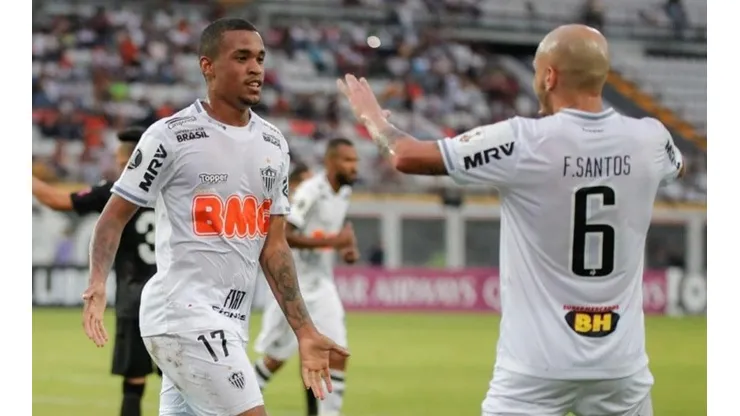 El festejo de Atlético Mineiro.