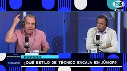 Luis Arturo Henao e Iván René Valenciano, en el programa 'Fox Sports Radio Colombia'