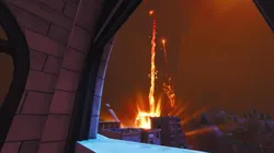 El volcán entró en erupción, destruyó Pisos Picados y Ciudad Comercio y rompió el glaciar de Pico Polar ¡Fortnite es un caos!