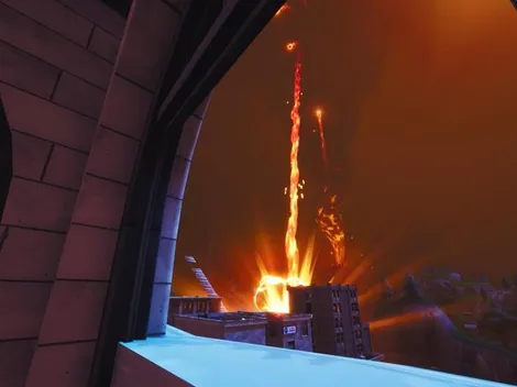 El volcán entró en erupción, destruyó Pisos Picados y Ciudad Comercio y rompió el glaciar de Pico Polar ¡Fortnite es un caos!