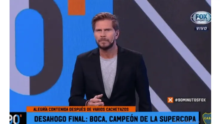 Foto de Sebastián Vignolo y su programa.