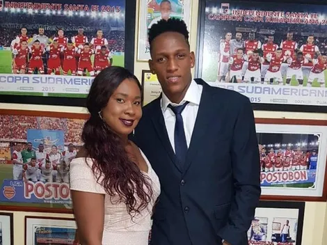 Re chuchi: Yerry Mina le dedicó un posteo a su esposa por su cumple