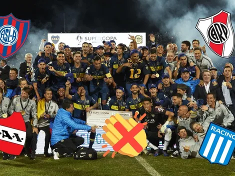 El campeón solitario: hasta ahora, ningún grande felicitó a Boca por ganar la Supercopa