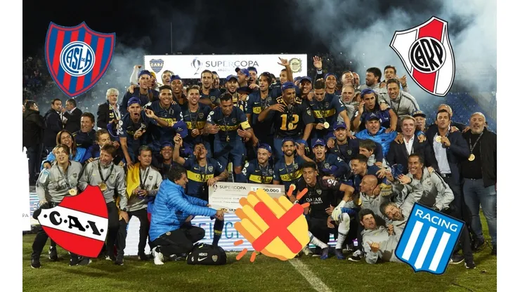 El campeón solitario: hasta ahora, ningún grande felicitó a Boca por ganar la Supercopa