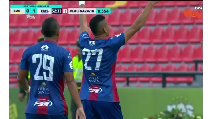 El gol de la victoria de Unión Magdalena sobre Bucaramanga.