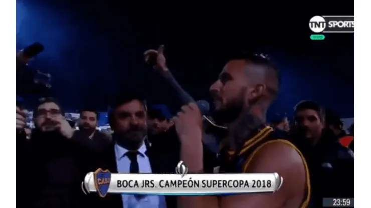Foto de Dario Benedetto, jugador de Boca.