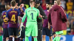 Durante el partido contra Liverpool, le entraron a robar a un jugador del Barcelona