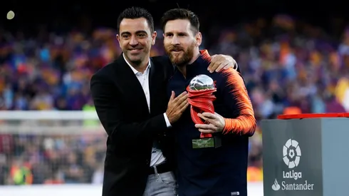 Xavi se despidió del fútbol.