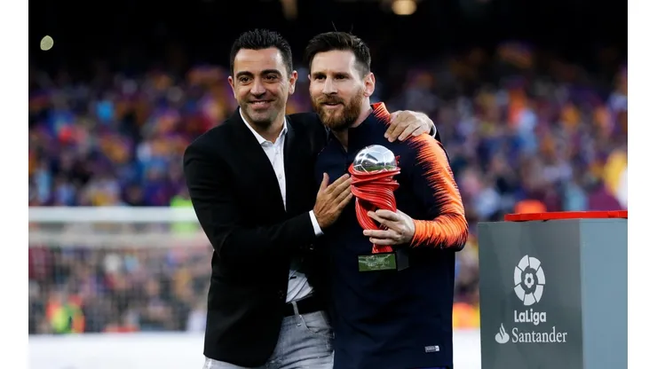 Xavi se despidió del fútbol.