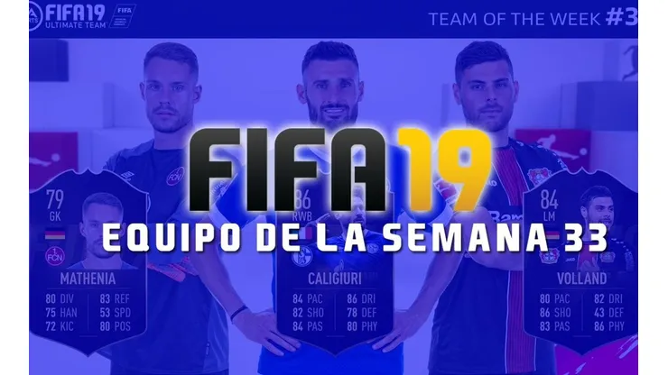 FIFA 19: Equipo de la semana 33