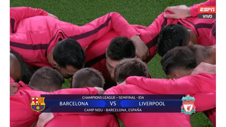 Como nunca lo vimos: la charla de Messi a sus compañeros antes de Barcelona-Liverpool