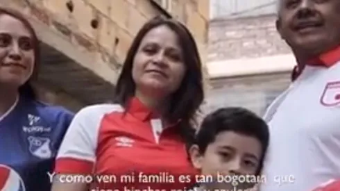 Los padres de Santa Fe y los hijos de Millonarios: ¡la familia ejemplo de Bogotá!