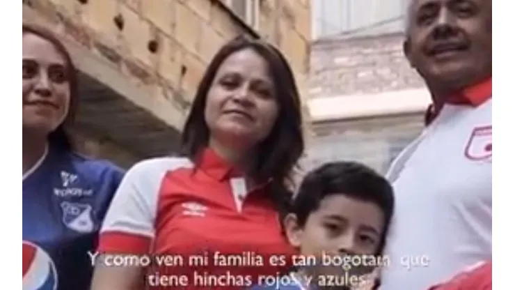 Los padres de Santa Fe y los hijos de Millonarios: ¡la familia ejemplo de Bogotá!