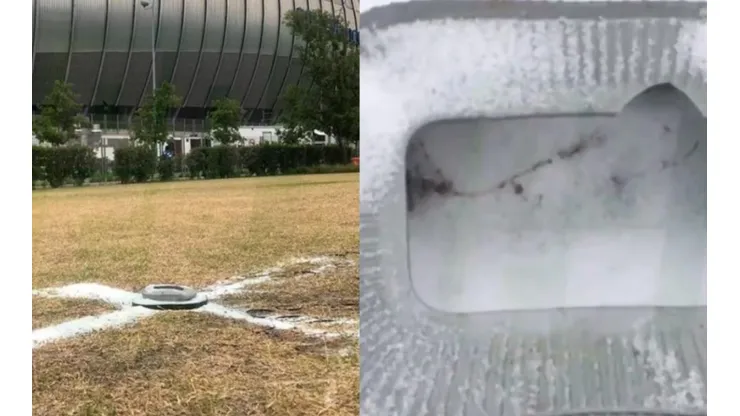 Apareció brujería cerca del estadio de Rayados antes del partido con Tigres