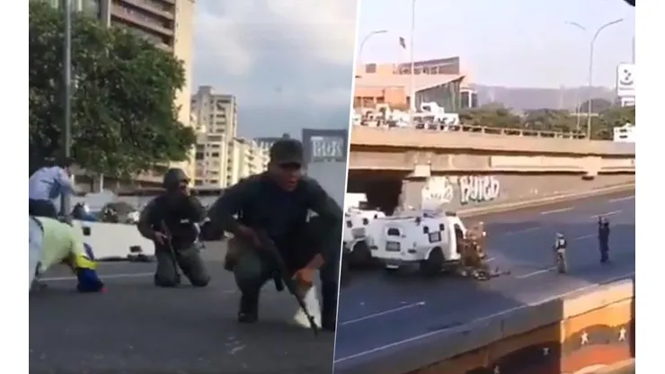 Videos de la guerra que se está viviendo en Venezuela