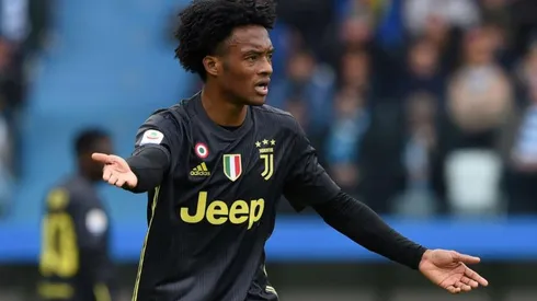 Juan Guillermo Cuadrado, en su regreso a las canchas tras superar su lesión de rodilla.