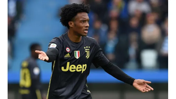 Juan Guillermo Cuadrado, en su regreso a las canchas tras superar su lesión de rodilla.