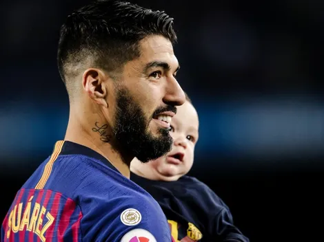 Fue meme viral el mordisco del hijo de Luis Suárez