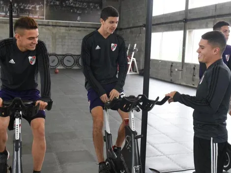 Fotos: Juanfer Quintero volvió a los entrenamientos en River