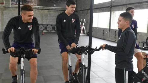 Foto de Juan Fernando Quintero en River.