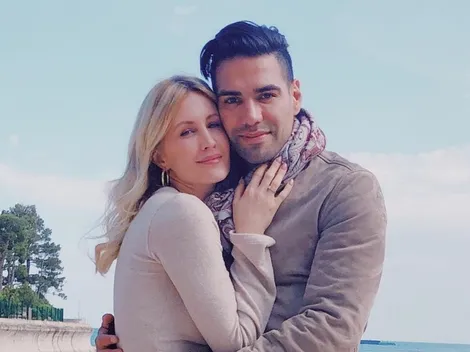 Re tierno mal: Falcao le dedicó una foto y un comentario a su pareja