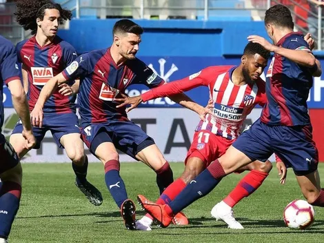 Lemar, el tapado, le dio el triunfo al Atlético Madrid ante Eibar en el 85'