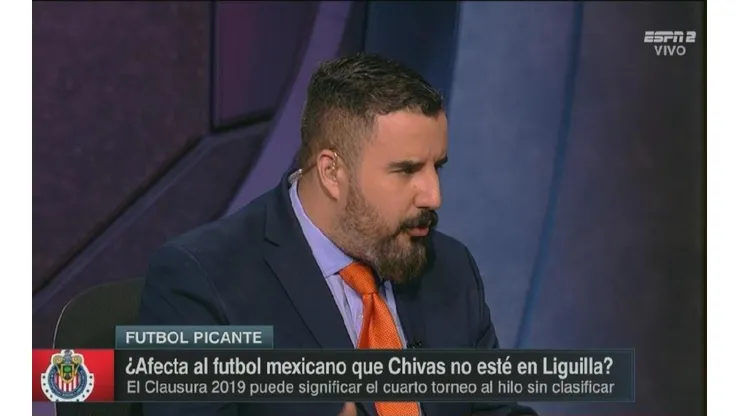 El analista cree que en Chivas hay mucha presión.