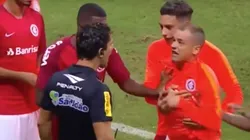 D'Alessandro se volvió loco en la final ante Gremio y terminó expulsado sin jugar ni un segundo