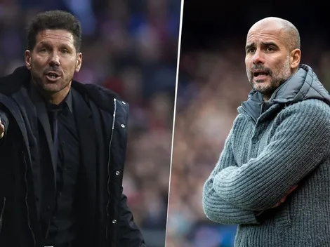 Simeone le preguntó a Guardiola: "¿Por qué juegas con Messi de falso delantero?"