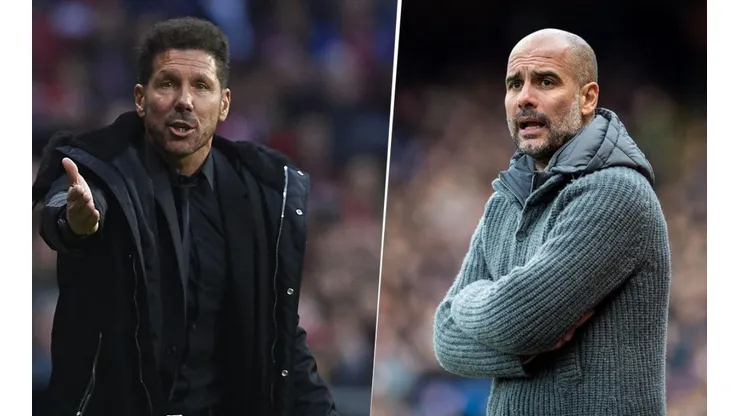 Simeone le preguntó a Guardiola: "¿Por qué juegas con Messi de falso delantero?"