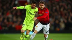 Barcelona vs Manchester United por la Champions League.