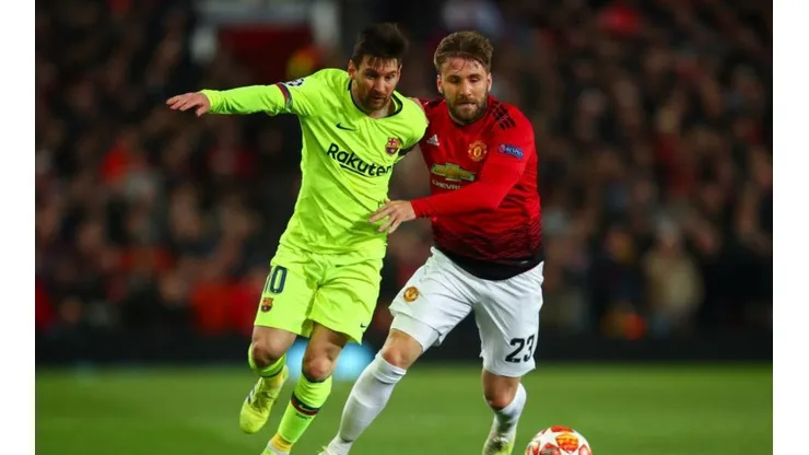Barcelona vs Manchester United por la Champions League.