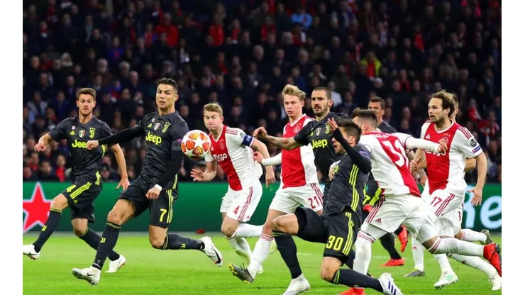 Juventus vs Ajax por la Champions League.