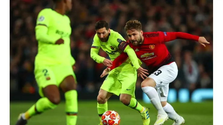 Barcelona vs Manchester United por la Champions League.