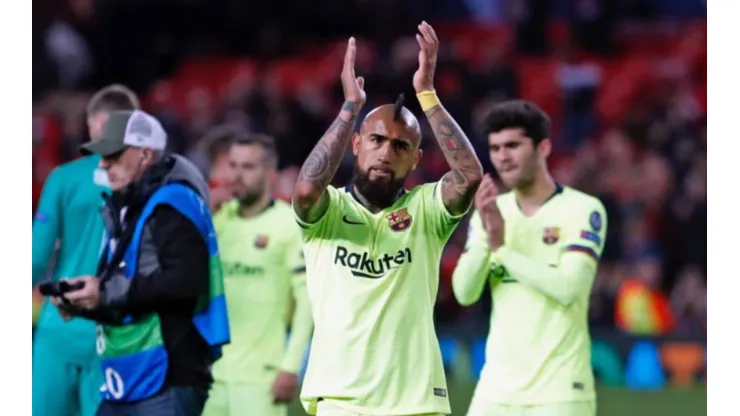 ¿Lo pone? Valverde le tiró flores a Vidal antes de recibir al Manchester United