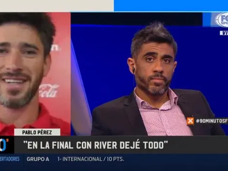 Pablo Pérez no aguantó más: se descargó, habló de la final con Boca y hasta le pegó a Bulos