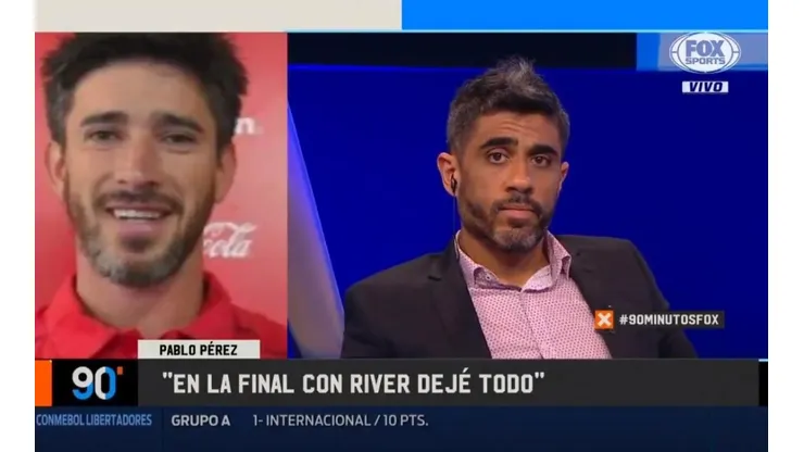 Pablo Pérez en diálogo con Fox Sports.